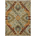 thumbnail image 4 of Style Haven  Sierra Overscale Traditional Rug 1'10" x 3' Abstract, Tribal 2' x 3' Accent, Indoor Entryway, Bathroom, Bedroom Orange Rectangle, 4 of 5