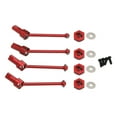 thumbnail image 2 of Front Rear Drive Shaft CVD, Aluminum Alloy Stable Front And Rear Drive Shaft Efficient Drivetrain Wear Resistant  For 1/18 RC Car Red, 2 of 8