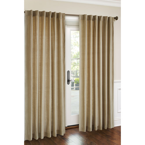 Canopy Velvet Solid Drapery Curtain Panel, Clay Beige