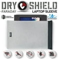 thumbnail image 4 of Mission Darkness Dry Shield Faraday Laptop Sleeve // Slim Waterproof Bag for Laptop Computers, RF Shielding Liner, Felt Padding, Magnetic Roll Closure, Signal Blocking, Anti-Hacking, Data Security, 4 of 4