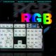 thumbnail image 2 of Kit de teclado mecánico ZMX GMK104 100% de tamaño completo negro, 2 of 7