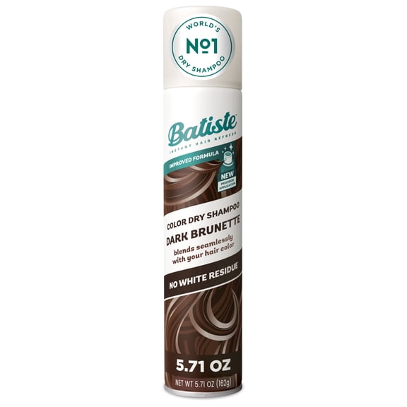 Batiste Dark Dry Shampoo, Instantly Refresh Hair & Absorb Oil Between Washes, 5.71 oz