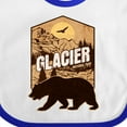 thumbnail image 4 of Inktastic Glacier National Park Vacation Boys or Girls Baby Bib, 4 of 4