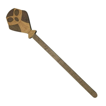 Owlbert Owl House Palisman Staff | Eda Adult or Teen Costume Accessory | 32" Wooden Cosplay Prop | AllTru2U
