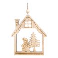 thumbnail image 2 of Xihbxyly Colgante de Madera para Árbol de Navidad, Adornos Festivos Diy, Perfecto para Decorar El Hogar y La Mesa, Ambiente Festivo Vibrante, Ideal para Bodas y Fiestas Navideñas, Tamaño 11 X 10 Cm., 2 of 4