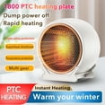 thumbnail image 2 of Vtin 1200W Space Heater for Indoor Use, Heating Electric Portable PTC Heaters with Overheat Protection, Black, 2 of 15