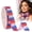 AF, variant on Patriotic Wired Edge Ribbon Stars and Stripes Ribbons Red White Blue Decorative Ribbon for 4th of July Memorial Day Bow Wreath Making DIY Crafts