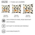 thumbnail image 4 of Pack of 2 Animal Dinosaur Silhouettes Pattern Throw Pillow Covers 20x20 Inch, Square Farmhouse Pillowcase, Velvet Cushion Case for Sofa Bedroom Home Decor, 4 of 7