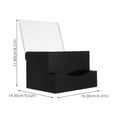 thumbnail image 2 of Raindrops Large Donation Box 1 Set in Black Acrylic for Fundraising, 2 of 8