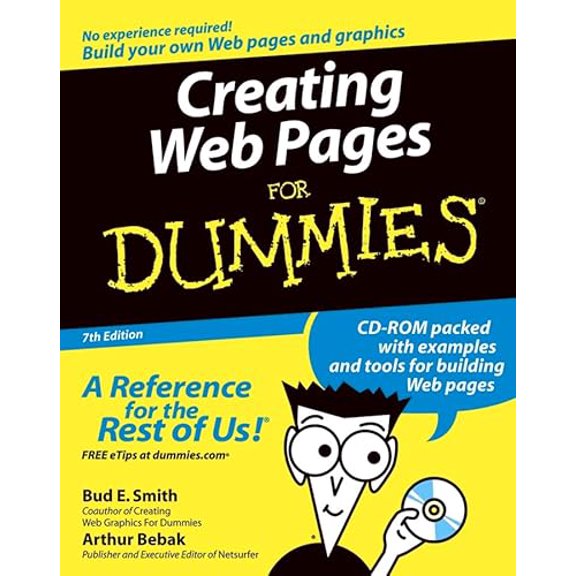 Pre-Owned Creating Web Pages for Dummies (Paperback) by Bud E Smith, Arthur Bebak