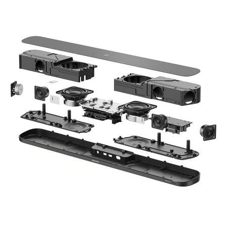Sennheiser - AMBEO Soundbar Mini Compact Device with Adaptive Features and Multiple Connectivity - Black
