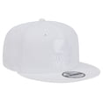 thumbnail image 3 of Men's New Era Cleveland Browns Main White on White 9FIFTY Snapback Hat, 3 of 6