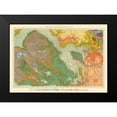 thumbnail image 2 of USGS 14x11 Black Modern Framed Museum Art Print Titled - Western Colorado Utah Economic - USGS 1881, 2 of 5