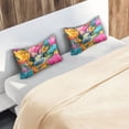 thumbnail image 6 of Satin Pillowcase Home Luxury Envelope Pillowcases Soft And Smooth Easter Bunny in A Flower Field, 6 of 6