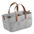 thumbnail image 3 of Bolsa de Pañales Zulema Gris claro con múltiples bolsillos ligera para biberones, 3 of 8
