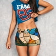 thumbnail image 4 of Picia Stained Glass Cat Art Printed Workout Shorts for Women Seamless Scrunch Butt Lifting High Waisted Yoga Gym Booty Running Moisture-wicking Short Pants-Small, 4 of 9