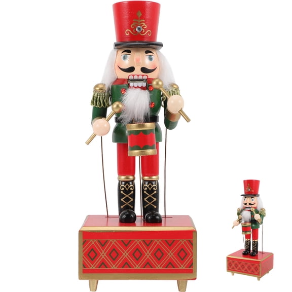 Raindrops Xmas Nutcracker Music Box Fun Musical Gift Christmas Decoration Favor