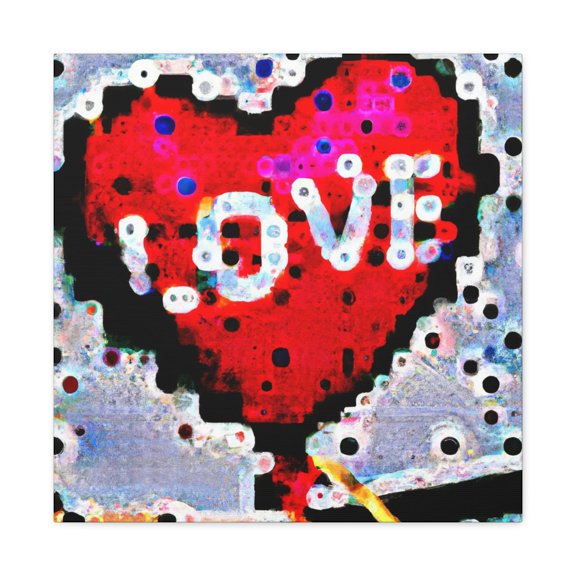 Heart Balloon Delight - Canvas