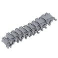 thumbnail image 1 of Screw Type Terminals Block, Oxidation Resistant 100Pcs Flame Retardant DIN Rail Mount Terminal Insulated 800V 32A  Conductivity  for Electrical Connections, 1 of 7