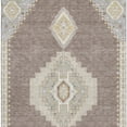 thumbnail image 4 of HomeRoots 679612 10 x 14 ft. Taupe Beige & Ivory Oriental Washable Machine Made Rectangle Area Rug with UV Protection, 4 of 9