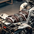 thumbnail image 4 of Garronmavis Aztec Seat Cushion Cover for ATV Waterproof Seat Cover Protection Compatible with Sportsman Rancher Foreman Scrambler Kodiak Grizzly Arctic Cat, 4 of 7