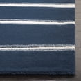thumbnail image 5 of SAFAVIEH Martha Stewart Chalk Stripe Area Rug, Wrought Iron/Navy, 4' x 6', 5 of 7