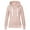 Pink, variant on EDFBUYKRS Female Long Sleeve Hoodie Women's Solid Color Slouchy Hoodie Pullover Casual Thick Blouse Top Long Sleeve Comfortable Sweatshirt for Everyday Wear Xxl
