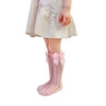 thumbnail image 3 of Biekopu Toddlers Knee-high Stockings Baby Girl Socks Bow Cotton Mesh Breathable Socks Summer Bow Hollow Spanish Style Long Socks, 3 of 9