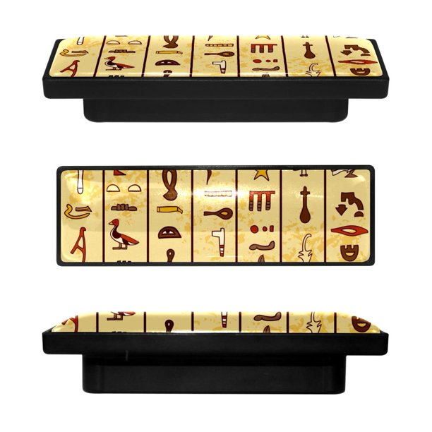 4 Pcs Rectangle Handle Cupboard Knob Drawer Pulls Handle