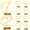 Doré, variante sur Miangastore 10 Pcs Panneaux de Table de Banquet Panneaux Décoratifs de Mariage Panneaux Délicats Réservés Accessoire de Mariage