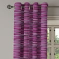 thumbnail image 2 of Ambesonne Magenta Grommet Curtain, Vintage Knit Pattern, 50" x 120", Fuchsia and Violet, 2 of 6