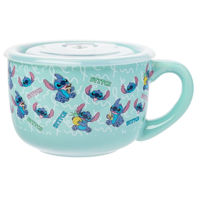 Taza para sopa Silver Buffalo Lilo and Stitch Pastel, 700 ml