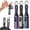 Black+Purple+Blue, variant on 2 PCS 4-In-1 Digital Display Keychain Charging Cable,Short Usb C to Multi Connector Cord,Compact Fast Charge Key Ring for Phones,Tablets,Laptops,Travel