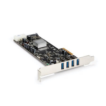 UPC: 0065030854627 | StarTech.com 4 Port USB 3.0 PCIe Card w/ 4 Dedicated 5Gbps Channels (USB 3.2 Gen 1) – UASP – SATA / LP4 Power – PCI Express Adapter Card