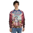 thumbnail image 4 of My Dog Is My Valentine Cute Siberian Husky in Gift Box All Over Print 3D Sweatshirt Unisex Merch Husky Dog Lover Gifts - 3006, 4 of 6