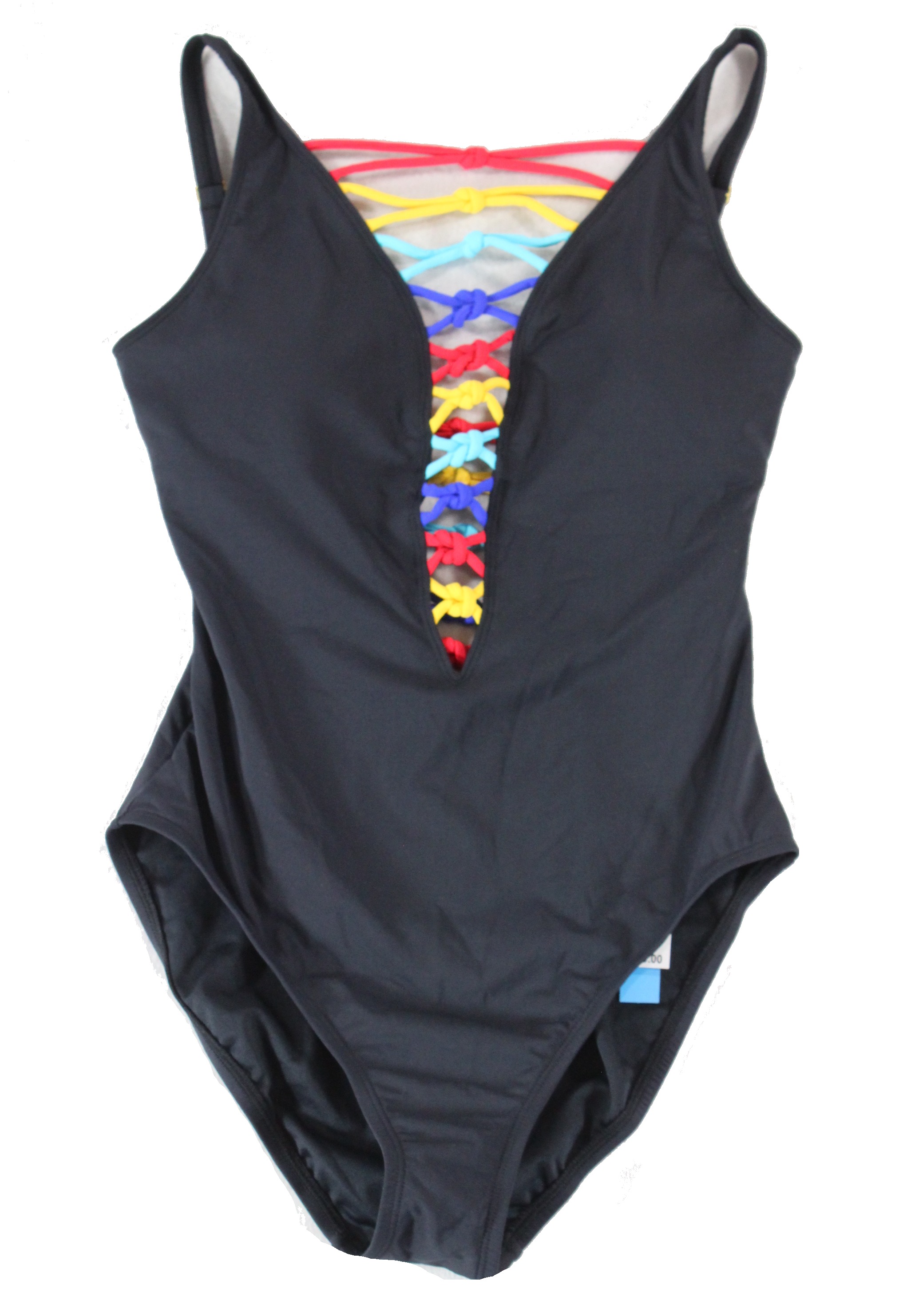 Bleu by Rod Beattie Swimwear Womens Swimwear LaceDown OnePiece 14