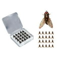 thumbnail image 4 of 20pcs Bionic Fly Fishing Bait Small Fly Hook Fly Fishing Bait T4C9, 4 of 7