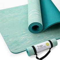 Umineux Extra Thick Yoga Mat, 72" x 24" x 0.4", Natural Rubber and TPE Non Slip