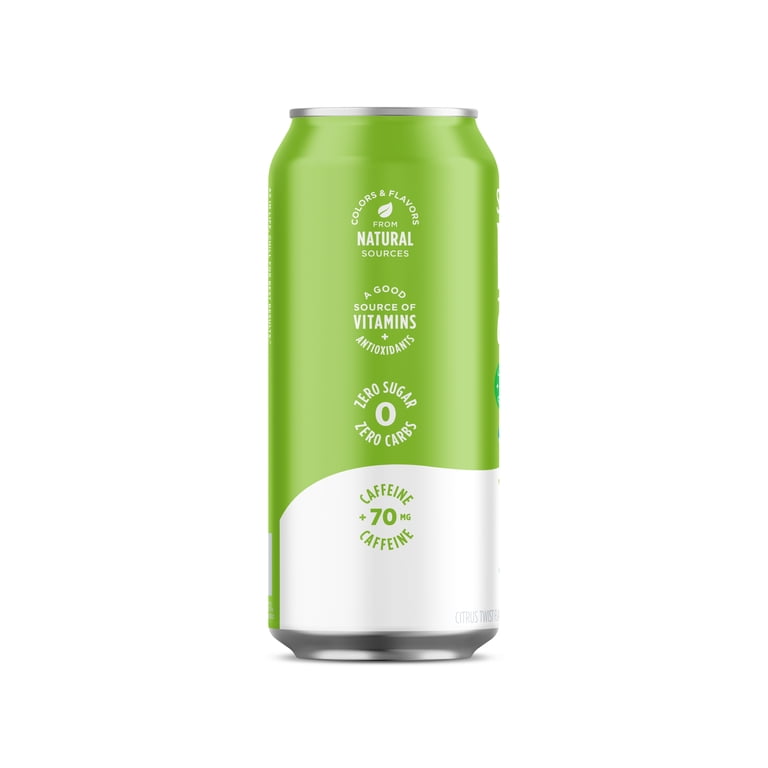 Sparkling Ice® +Caffeine Citrus Twist, Zero Sugar, Low Calorie, 16