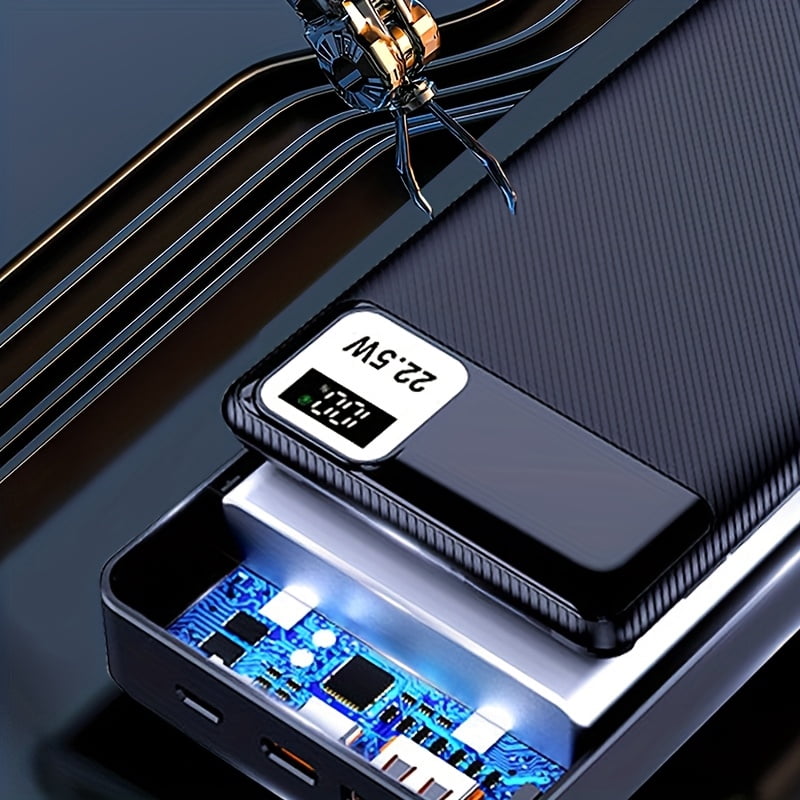 10000mAh/20000mAh Portable Mobile Power Supply | General Mobile Phone Battery Pack with 22W Fast Charger, LED Power Display, USB/Type-C/ Interfaces, Suitable for iPhone/Android Devices
