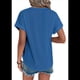 thumbnail image 2 of Tops de Corta para Mujer Azul XXL, 2 of 8