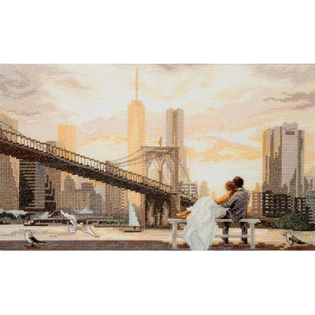 UPC: 4823069644956 | M-500C Counted cross stitch kit Dawn together