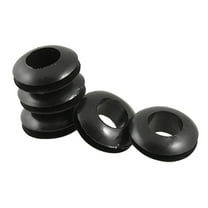 Unique Bargains Wire Protective Black Double Sided Rubber 8mm Grommets