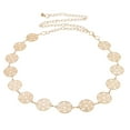 thumbnail image 1 of Cadena de cintura de Metal Ajustable Sunnimix Tono Oro para mujeres, 1 of 8