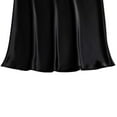 thumbnail image 7 of Inleife Fall Fashion Women Casual Comfortable Solid Color High Waisted Skirt Black M, 7 of 7