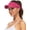 C Hot Pink, variant on Minzimin Structured Quick Dry Sports Sun Visor Hats for Women - Lightweight Adjustable Sun Hat for Golf Tennis Pickleball Beach