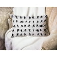 thumbnail image 3 of Silhouettes Hockey Players Pillow Cover Farmhouse Sport ice Skating Man Winter Decorations Cushion Case for Sofa Couch Cotton Linen 12x20 Inches, 3 of 6
