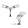 thumbnail image 3 of Tri Head Plant Grow Light 5 Engranajes Regulables Plant Grow Light 360 Grados Ajustable Led Grow Light Con Clip Plant Grow Lamp Con Apagado Automático 4/8/12H Temporizador Para Plantas De Interior Moyic HA027250-02, 3 of 6