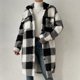 thumbnail image 1 of Chaquetas y abrigos casuales sin capucha de manga larga para mujer, cárdigan recto de otoño e invierno, abrigo con bolsillos y botones., 1 of 6
