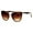 Gold, variant on Womens Metal Brow Trim Large Cat Eye Sunglasses Black Silver